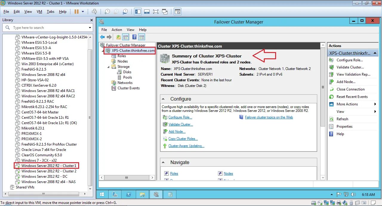 Windows server 2012 удаленное подключение Installasi dan Konfigurasi membangun Windows Server 2012 R2 Clustering Server de