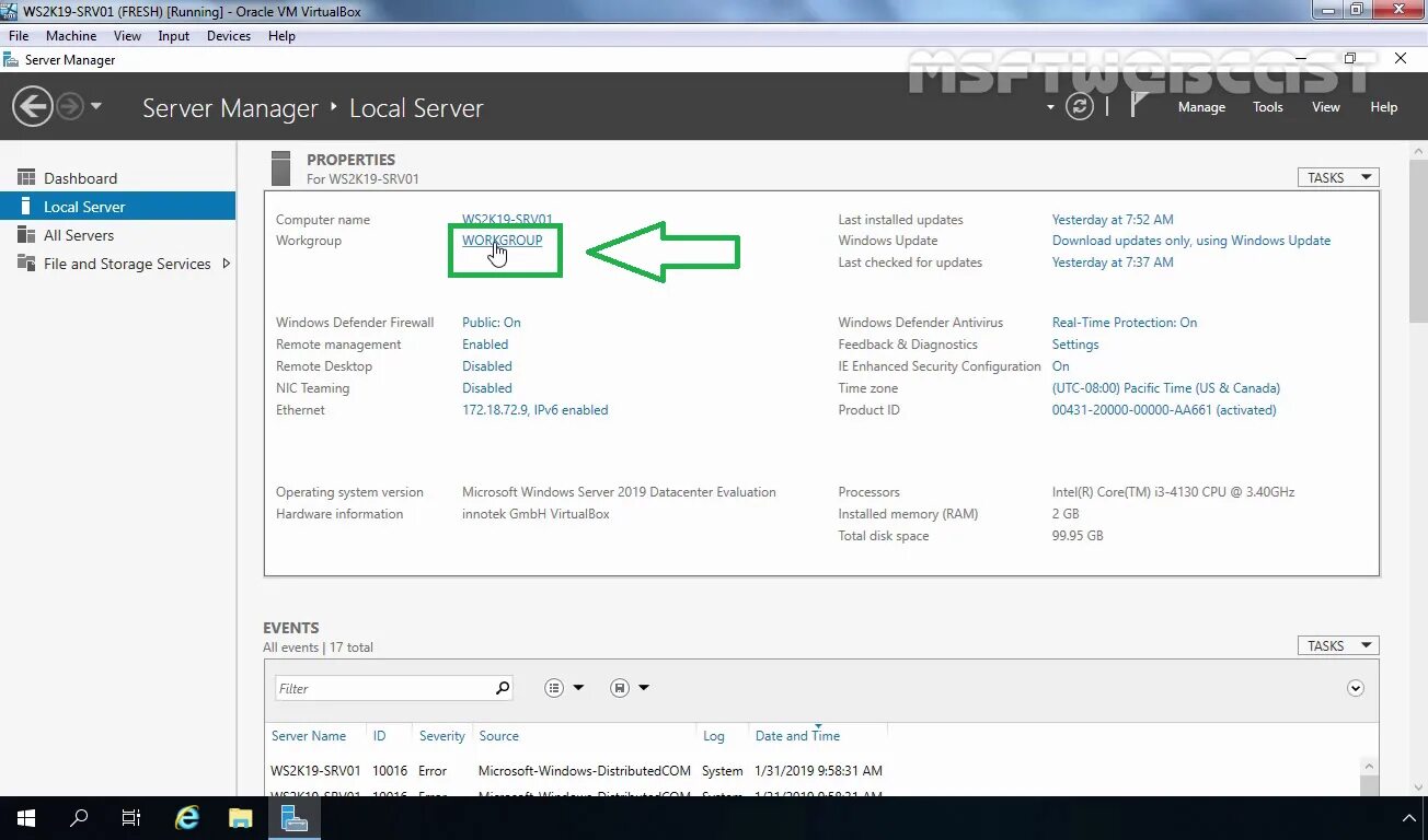 Windows server 2019 удаленное подключение How to Join Windows Server 2019 to an existing Active Directory Domain