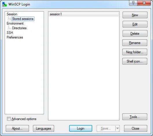 Winscp подключение двух серверов using-winscp-2 TikiLIVE manual V8
