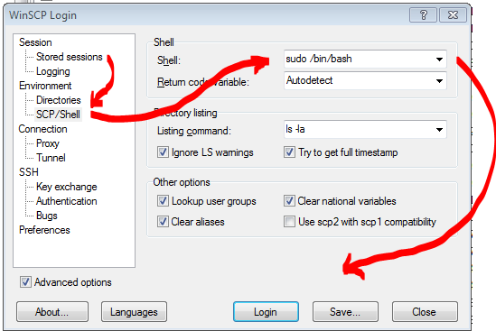Winscp подключение двух серверов Настраиваем WinSCP