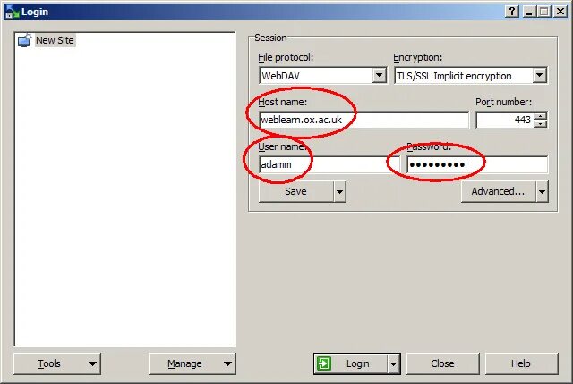 Winscp подключение двух серверов How to upload files into WebLearn via WebDAV using WinSCP WebLearn Blog