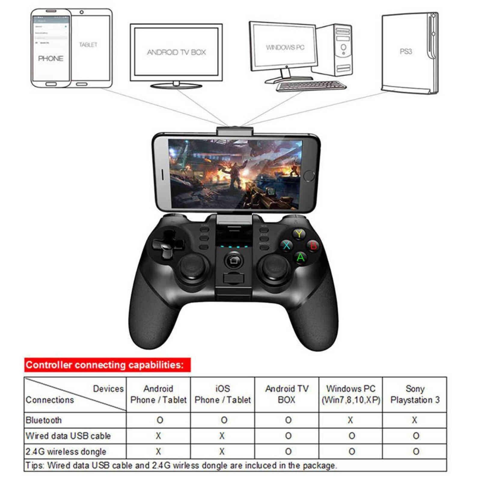 Wireless controller gamepad как подключить к телевизору Мобильный джойстик телефон Android iPhone геймпад триггер pubg контроллер PC Gam