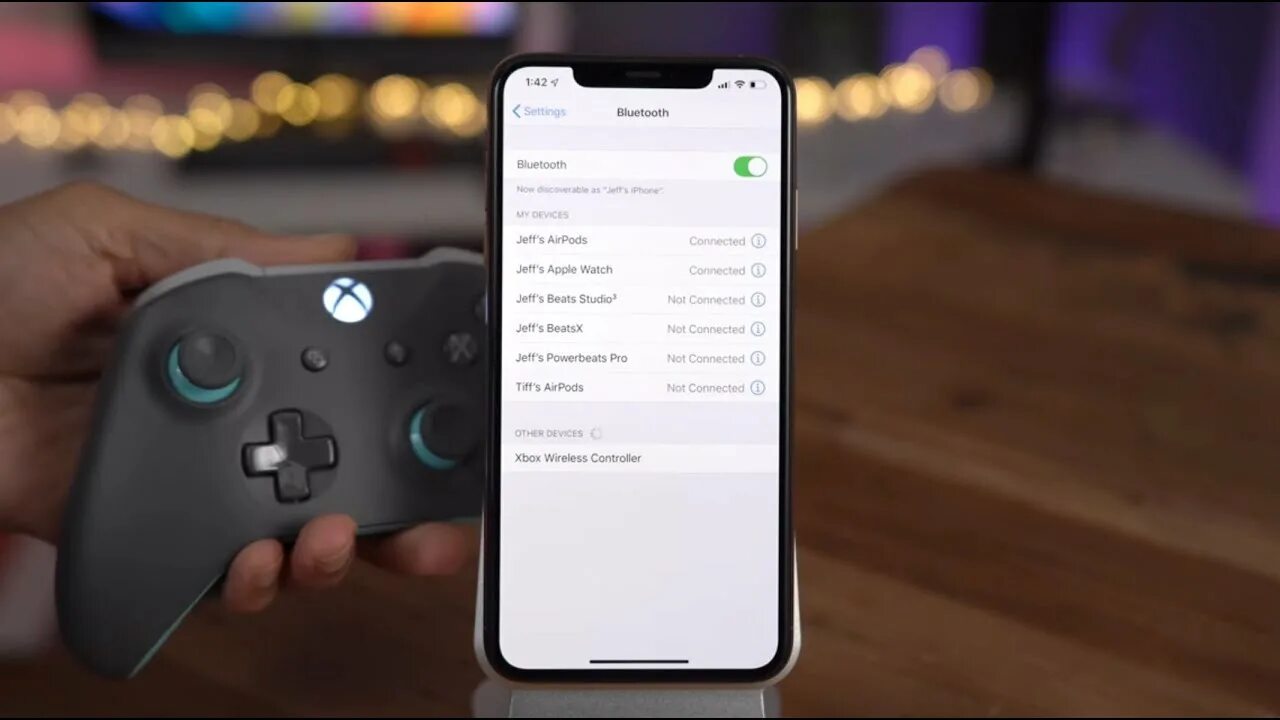 Wireless controller как подключить к айфону how to connect your xbox one controller to your iphone or ipad - YouTube