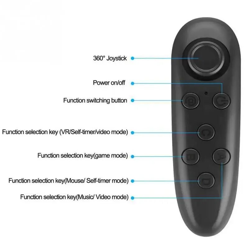 Wireless controller как подключить по блютуз Беспроводные очки виртуальной реальности с дистанционным управлением, геймпад дл