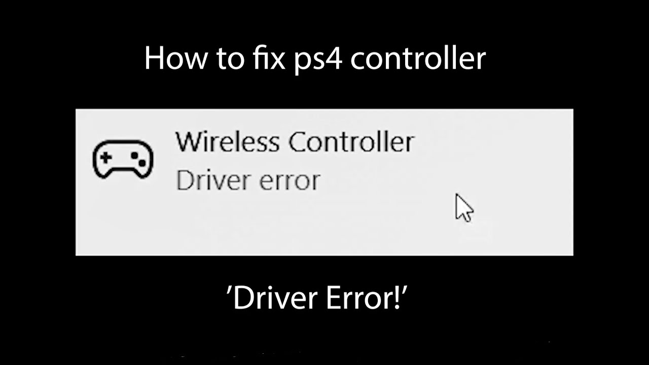 Wireless controller ошибка подключения PS4 Controller DRIVER ERROR on WINDOWS FIX(2020) - YouTube