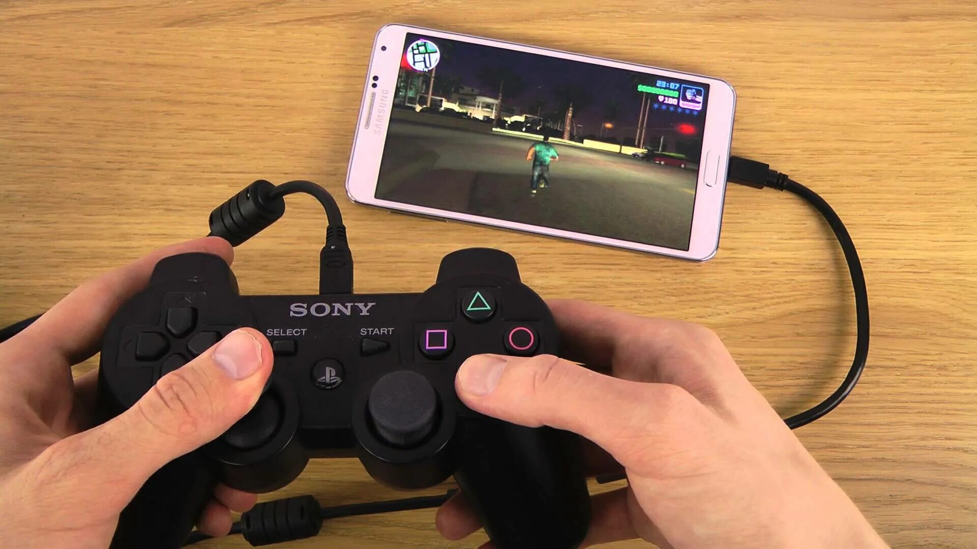 Wireless gamepad как подключить к телевизору How To Pair PlayStation 3 Controller To Samsung Galaxy Note 3