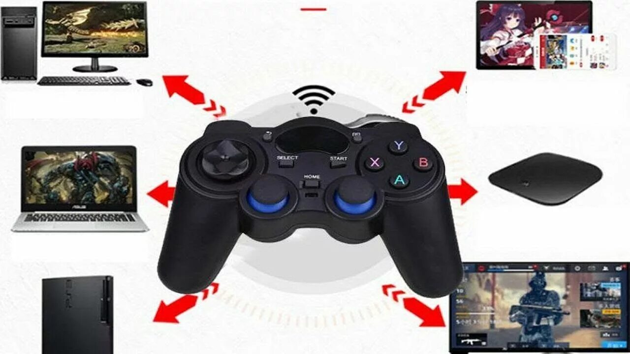 Wireless gamepad как подключить к телевизору ГЕЙМПАД (джойстик) для ИГР на АНДРОИД TV Box и СМАРТ ТВ АНДРОИД ! - YouTube