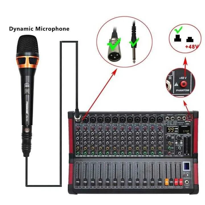 Wireless микрофон беспроводной как подключить Выход под микрофон