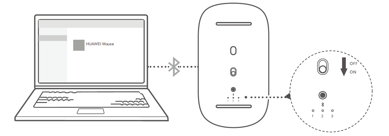Wireless mouse как подключить к ноутбуку Connecting a Windows computer to a Bluetooth device HUAWEI Support Global