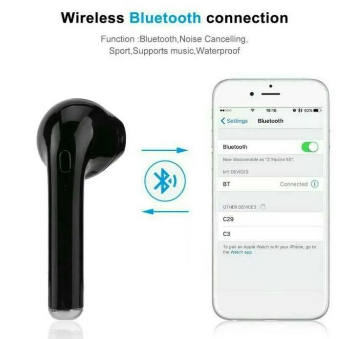 Wireless наушники беспроводные как подключить Звук телефона через блютуз наушник