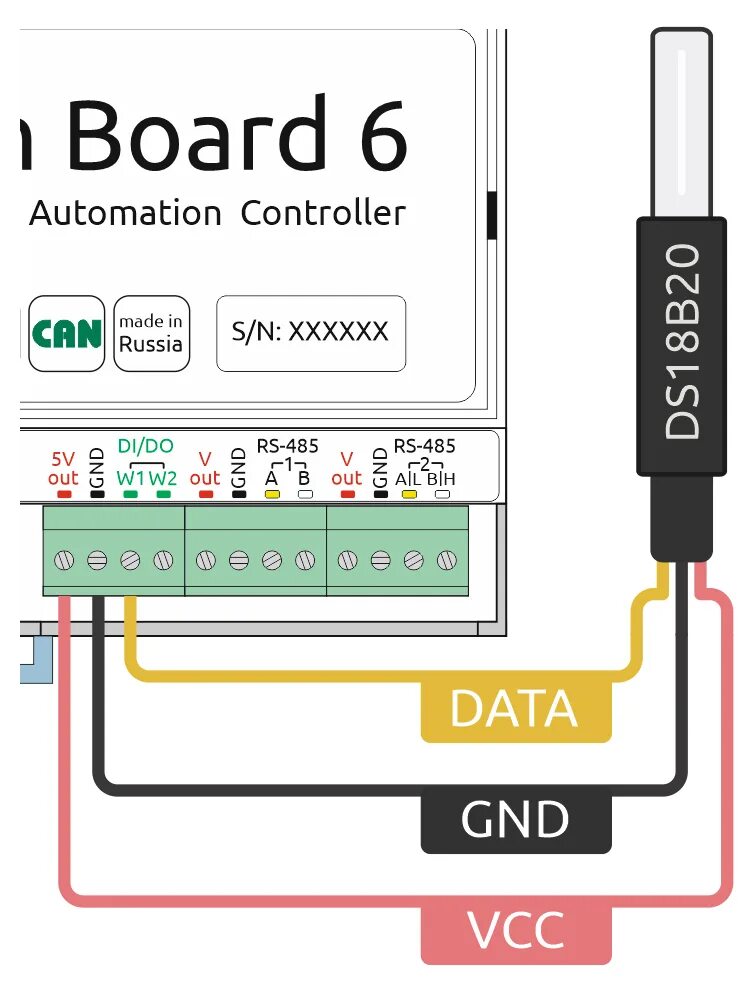 Wiren board 7 подключение ds18b20 датчик температуры Подключение теплых полов - #13 от пользователя spk - подбор - Wiren Board Suppor