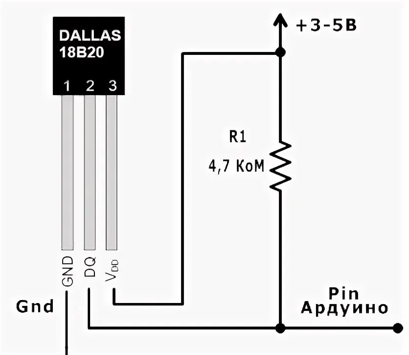 Wiren board 7 подключение ds18b20 датчик температуры DS1820 Arduino