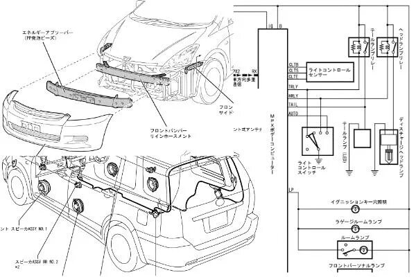 Wish точки подключения Точки подключения тойота виш Sarma-Auto.ru