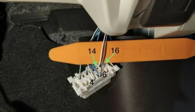 Wish точки подключения Часть 1. Установка сигнализации StarLine S66 Bt GSM в Toyota Spade.