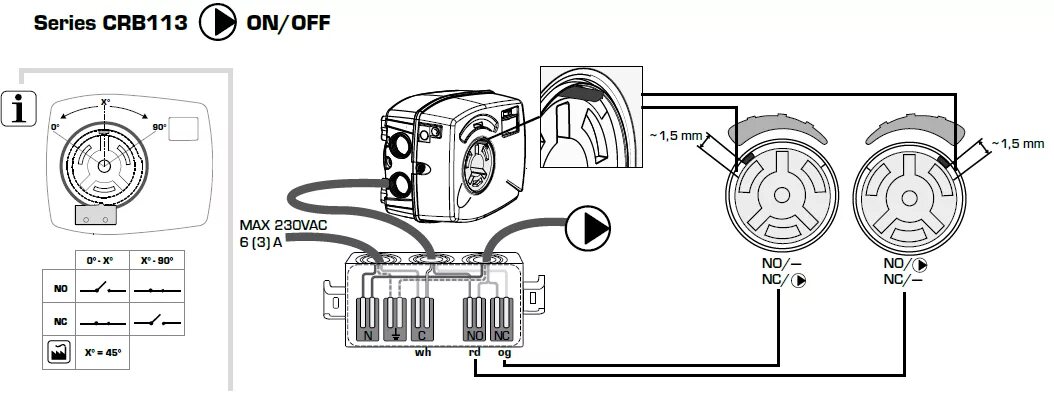 Wld30 1 p схема подключения ESBE CRB