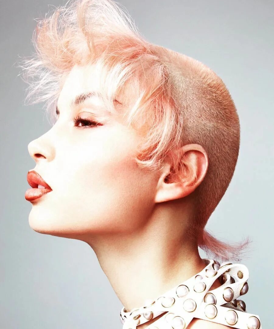 Wolf cut стрижка женская короткая woman with pink chelseacut / rattail Short sassy hair, Hair cuts, Short hair sty