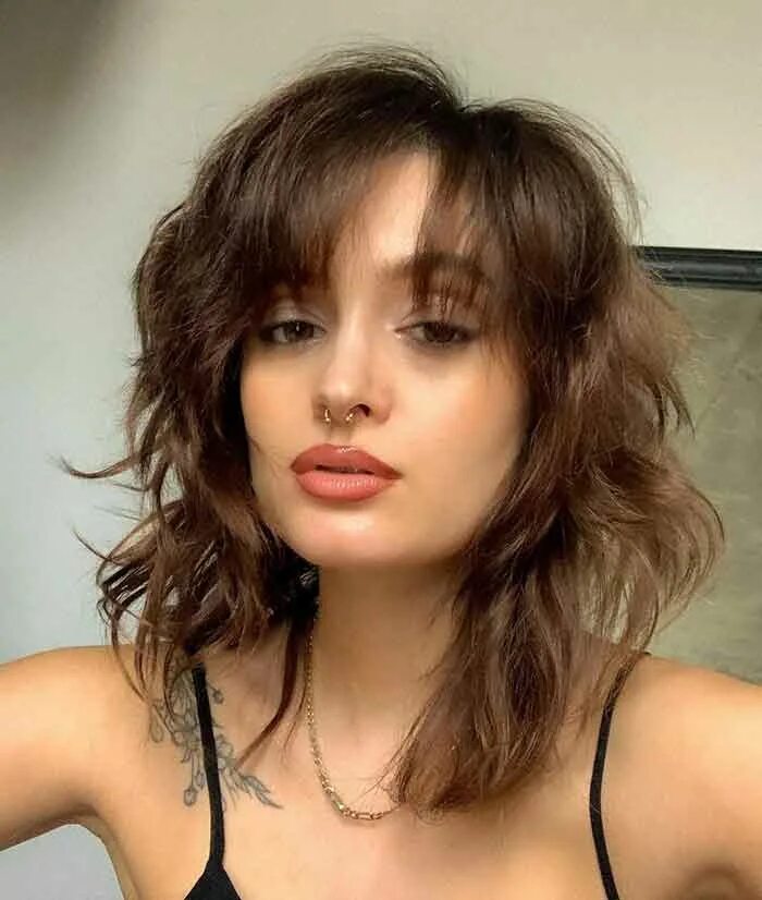 Wolf cut стрижка женская на средние волосы 20 Trendy Wolf Cut Hair Ideas for a Chic Hairstyle (2023)