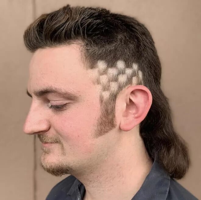 Wolf прическа мужская Top 30 Amazing Mullet Hairstyles for Men Cool Mullet Hairstyles