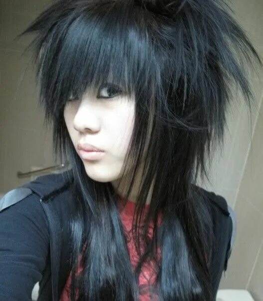 Wolfcut стрижка женская modern mullet hairstyles for women Short scene hair, Hair styles, Edgy hair