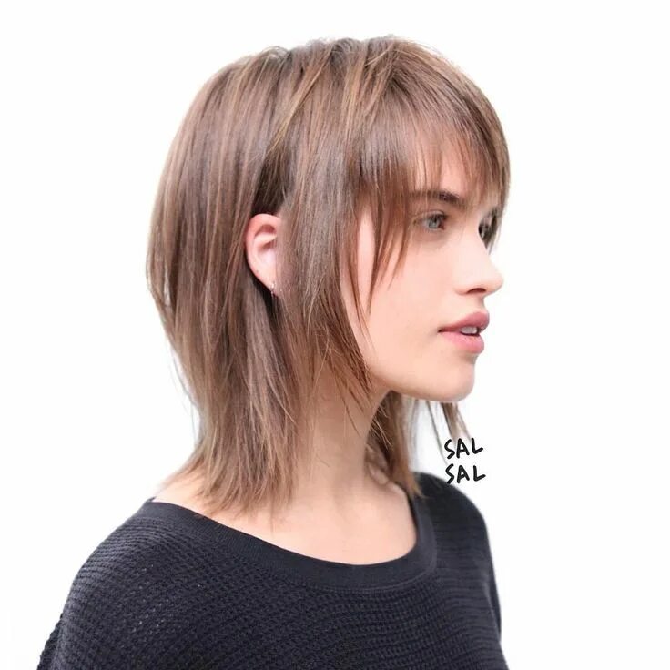 Wolfcut стрижка женская на средние волосы 480 Likes, 15 Comments - SAL SALCEDO (@salsalhair) on Instagram: "The Shaggy Mul