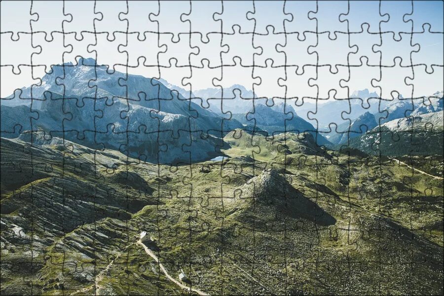 Wonder land горная ул 5 2 фото Магнитный пазл 27x18см."Горы, холмы, долины" на холодильник - купить с доставкой