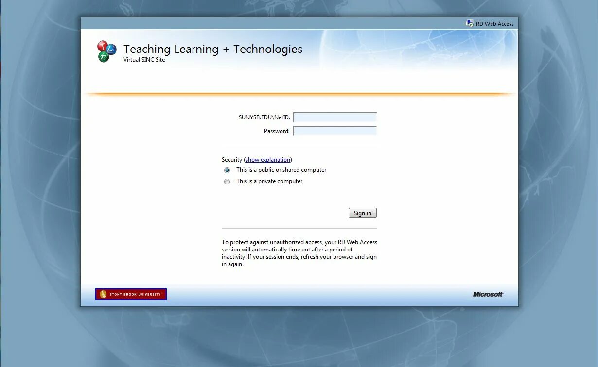 Work resources подключение к удаленным рабочим столам TLT Unveils Virtual SINC Site for Students - SBU News