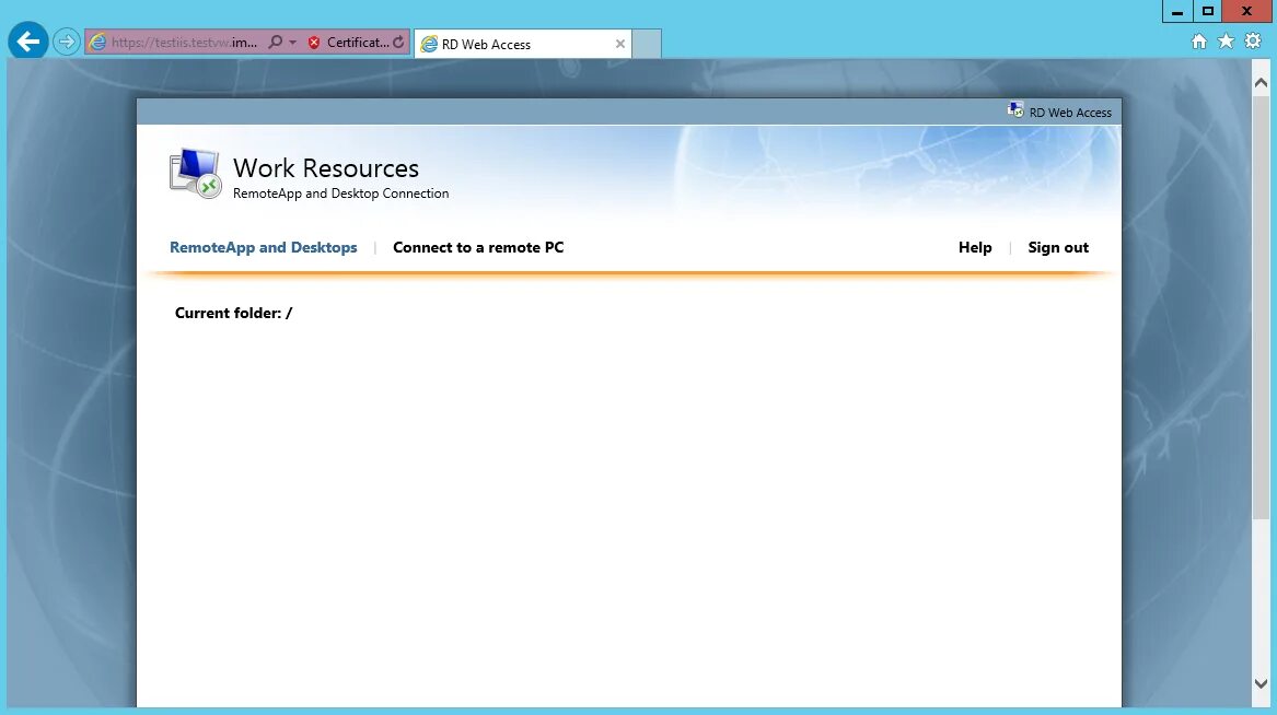 Work resources подключение к удаленным рабочим столам remoteapp - Can't get virtual desktops to show up on RDWeb for Server 2012 R2 - 