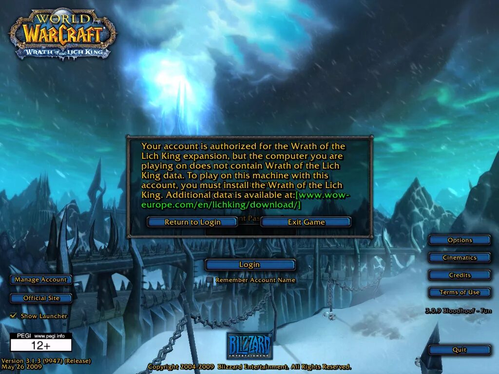Wowcircle ошибка подключения PlayGround.ru