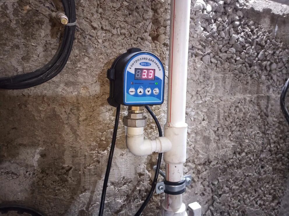 Wpc 10 схема подключения Automatic Eletronic Digital Display Pressure Controller Switch WPC 10 For Oil Wa