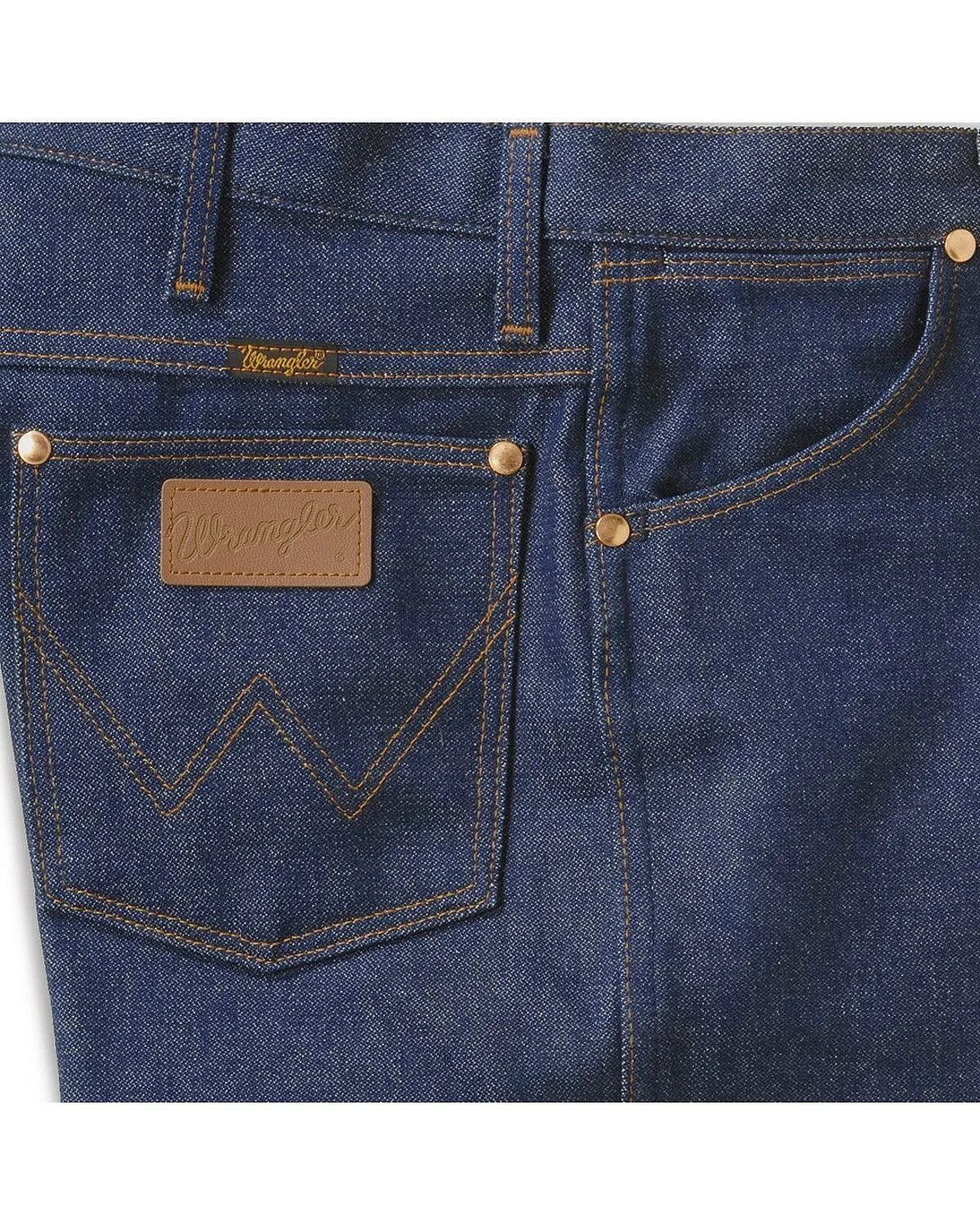 Wrangler джинсы фото Жесткие Wrangler Cowboy Cut 13MWZ оригинал джинсы мужские-жесткая индиго eBay