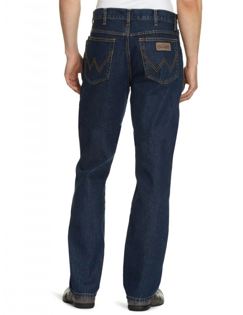 Wrangler джинсы фото Wrangler Texas Jeans Darkstone Blue Men's New Regular Straight Fit Denim eBay