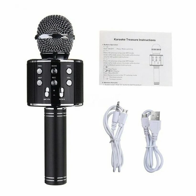 Ws 858 как подключить блютуз Микрофон Универсальный WSTER WS-858 - купить по выгодной цене на Яндекс.Маркете