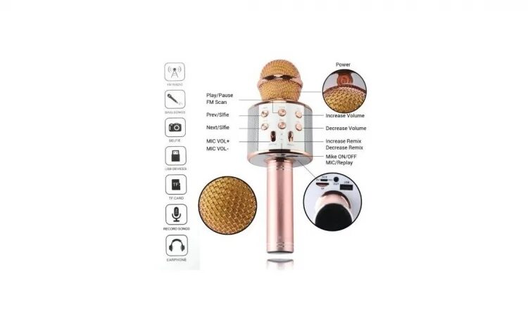 Ws 858 как подключить блютуз Reduceri - Pachet disco: Microfon wireless, sistem karaok.