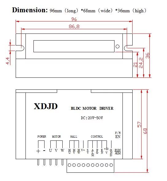 Ws55 220 схема подключения WS55 220ER BLDC Motor Driver Controller Engraving Machine CNC DC Stationary Fixt