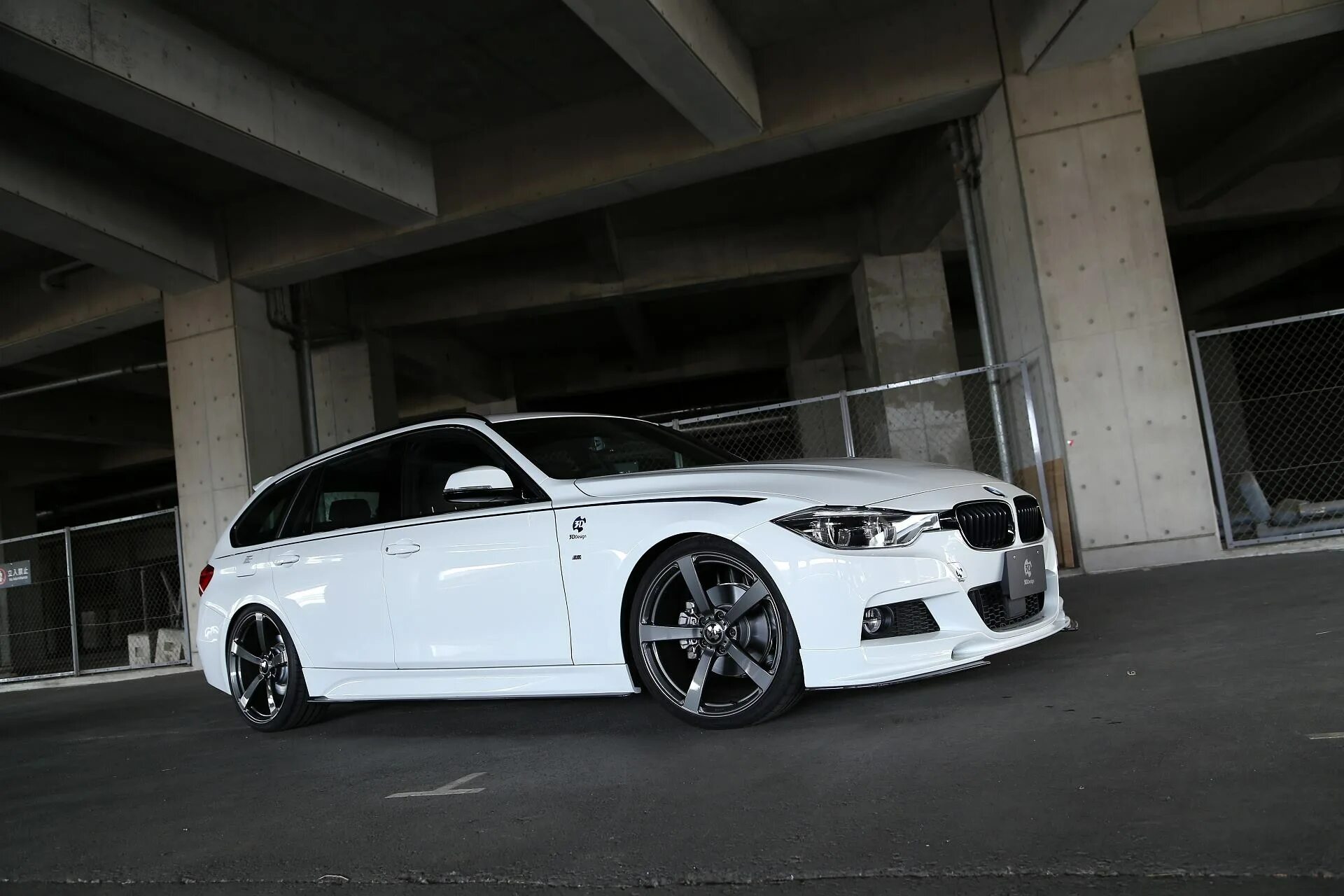 Wst тюнинг для бмв 3D Design Side Skirts for F31 BMW 3 Series Touring