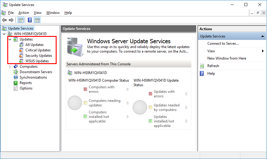 Wsus ошибка подключения wsus-update-types - RootUsers