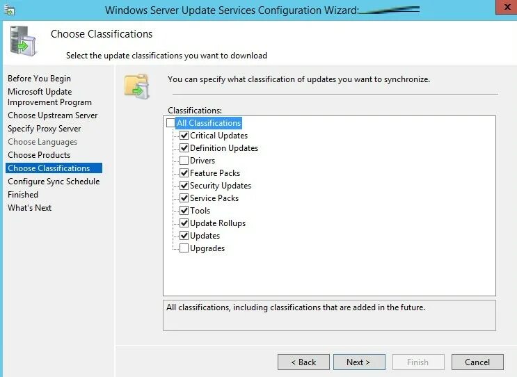 Wsus ошибка подключения Установка и настройка сервера обновлений WSUS на Windows Server Windows для сист