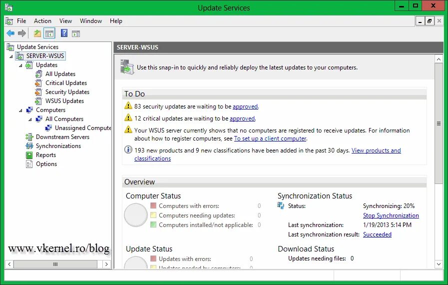 Wsus ошибка подключения сброс серверного узла Installing WSUS in Windows Server 2012 - Adrian Costea's blog