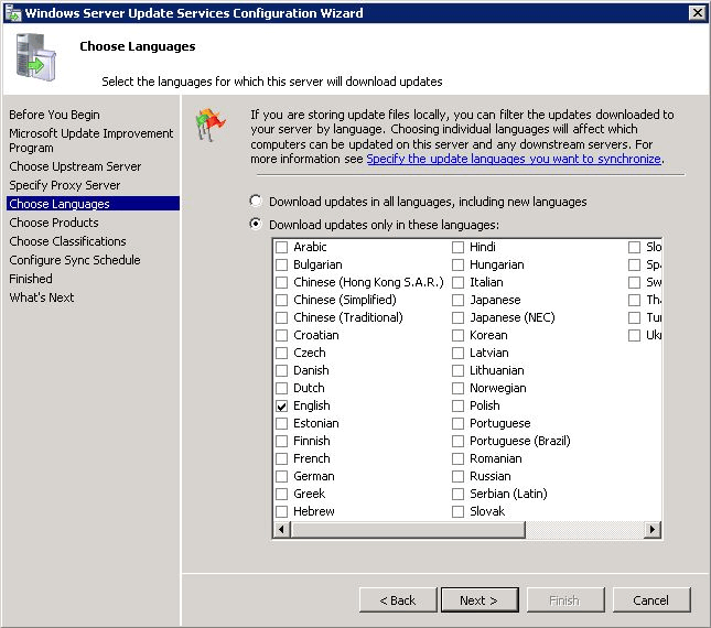 Wsus ошибка подключения сброс серверного узла Настройка WSUS - Parallel Data Warehouse Microsoft Learn