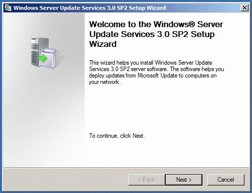 Wsus ошибка подключения сброс серверного узла Установка SCCM 2007 на Windows Server 2008 R2 Windows для системных администрато