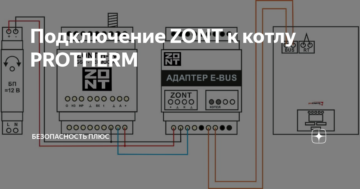 Www zont online ru подключение к котлу Подключение ZONT к котлу PROTHERM Безопасность плюс Дзен