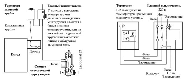 Wyf85z терморегулятор схема подключения проводов Термостат Laddomat