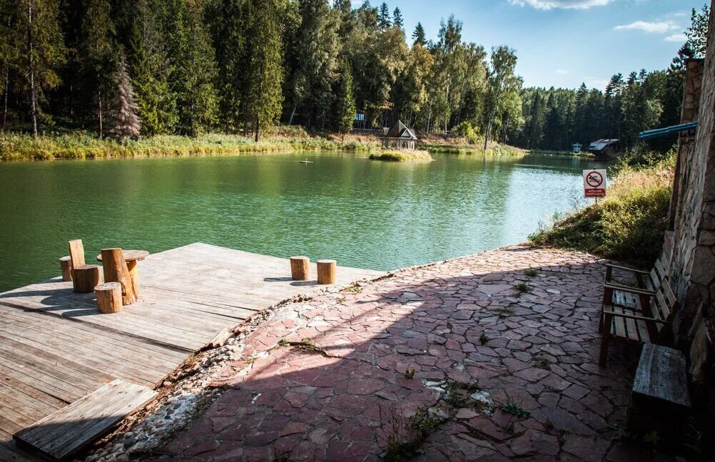 X land 84а село ильинское фото "Заимка" деревянный дом с баней