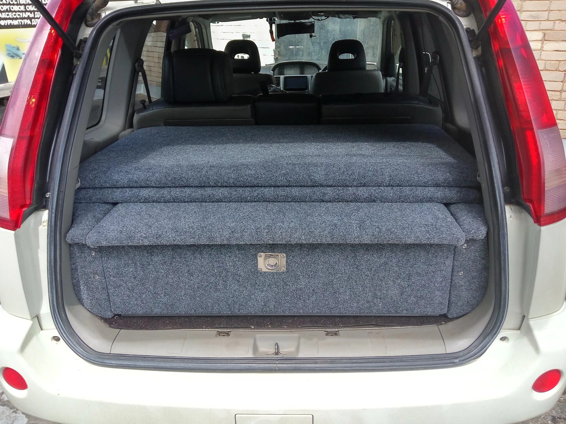 X trail багажник фото Спально-багажная система в X-Trail nt30 - Nissan X-Trail I (t30), 2 л, 2005 года