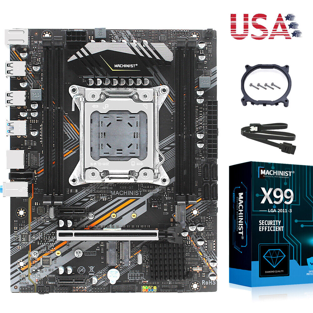 X99 lga 2011 3 подключение Machinist X79 материнская плата LGA 2011 процессор поддержка DDR3 Reg Ecc Ram In