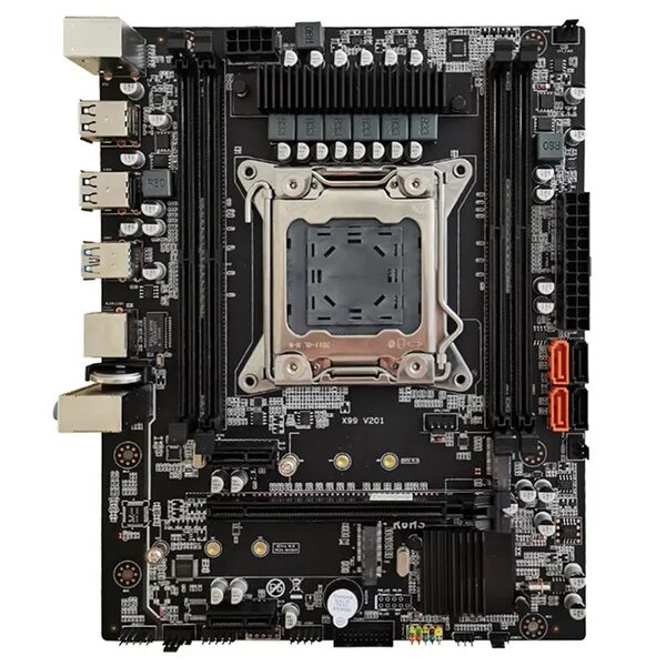 X99 lga 2011 3 подключение Материнская плата X99 V3 V4 с двумя слотами M.2 NVME и поддержкой четырех канало