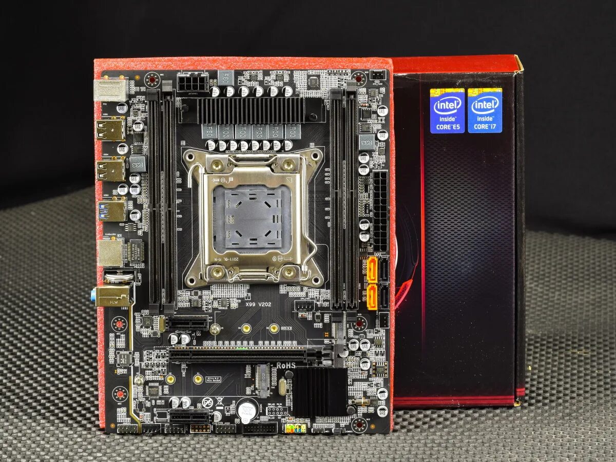 X99 lga 2011 3 подключение Комплект материнской платы HI-END (Kllisre) X99 V202 (LGA 2011-3) XEON E5 2640V3