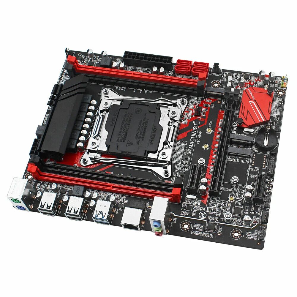 X99 lga 2011 3 подключение X99 материнская плата LGA 2011-3 SATA M.2 набор комплект с Xeon E5 2630 л V3 Cpu