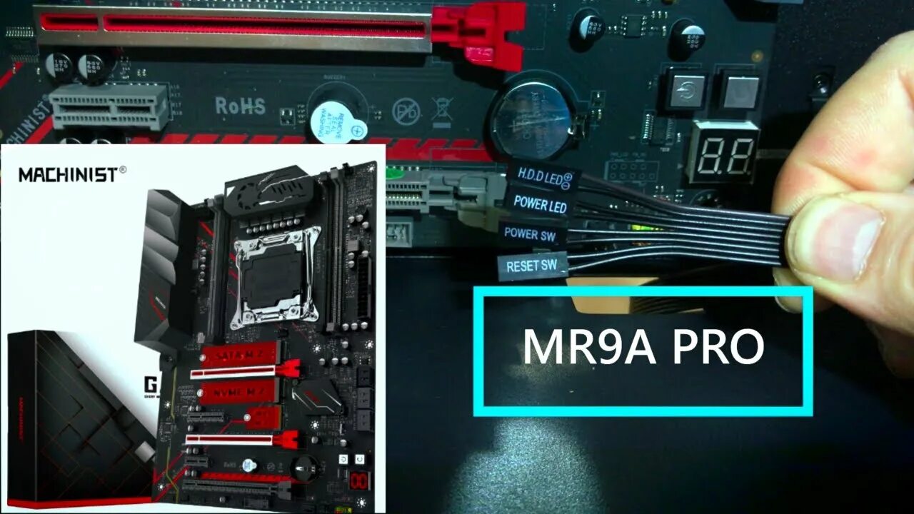 X99 подключение кнопок Как Подключить Кнопку Питания MACHINIST MR9A PRO - YouTube