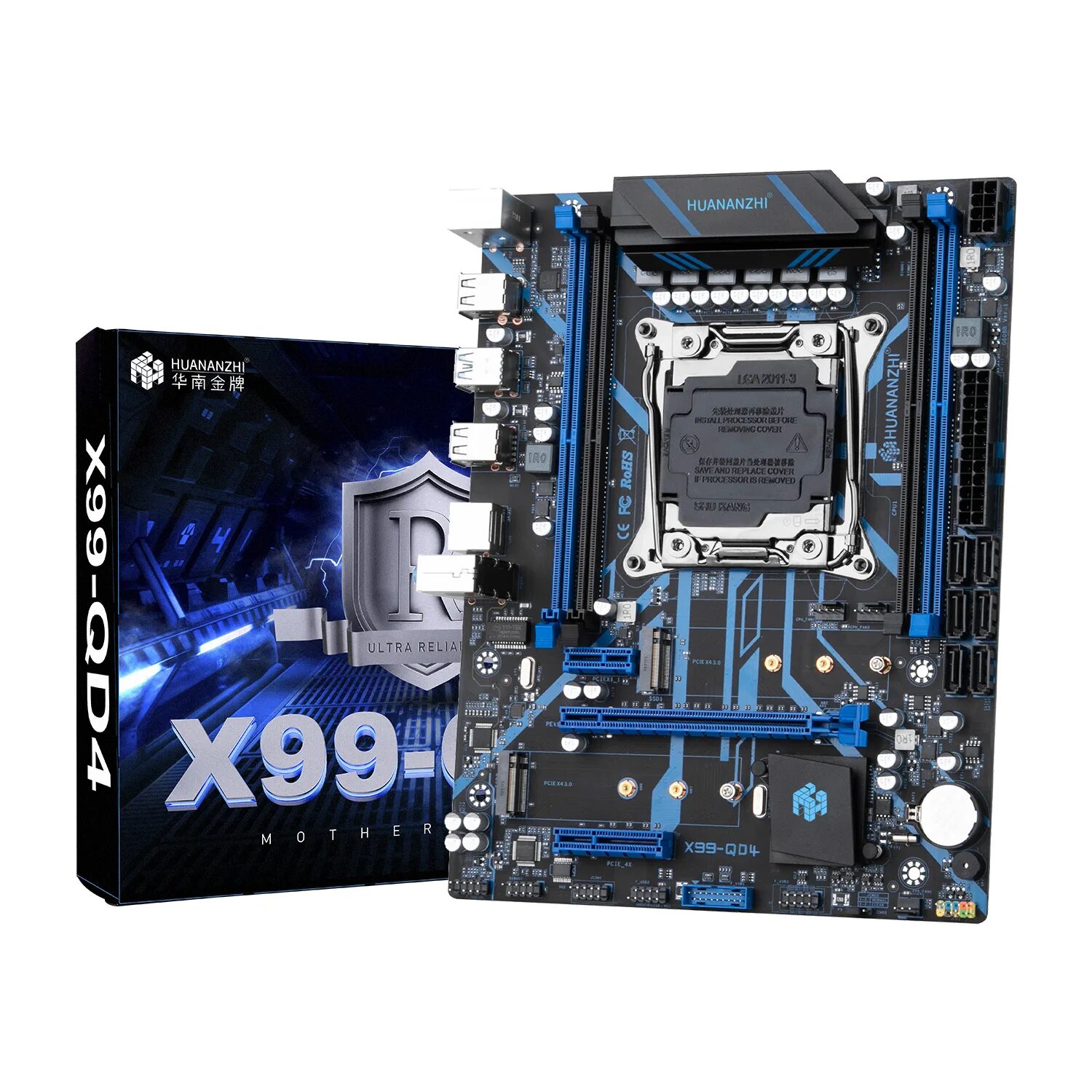 X99 qd4 подключение панели Комплект X99 2011v3: Huananzhi QD4 + Xeon E5 2690v4 + DDR4 128Гб ECC 4х3, купить